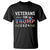 Veterans For Trump 2024 T Shirt Patriotic Military Dog Tags American Flag TS02 Black Print Your Wear