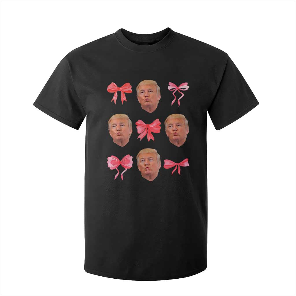 Trump Girl 2024 T Shirt For Kid 47th President Pink Coquette Bow Girly Y2K TS02 Black Print Your Wear