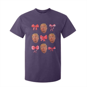 Trump Girl 2024 T Shirt For Kid 47th President Pink Coquette Bow Girly Y2K TS02 Purple Print Your Wear