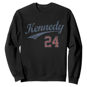 RFK Jr Kennedy 2024 Sweatshirt Team Kennedy 24 Vintage TS02 Black Print Your Wear