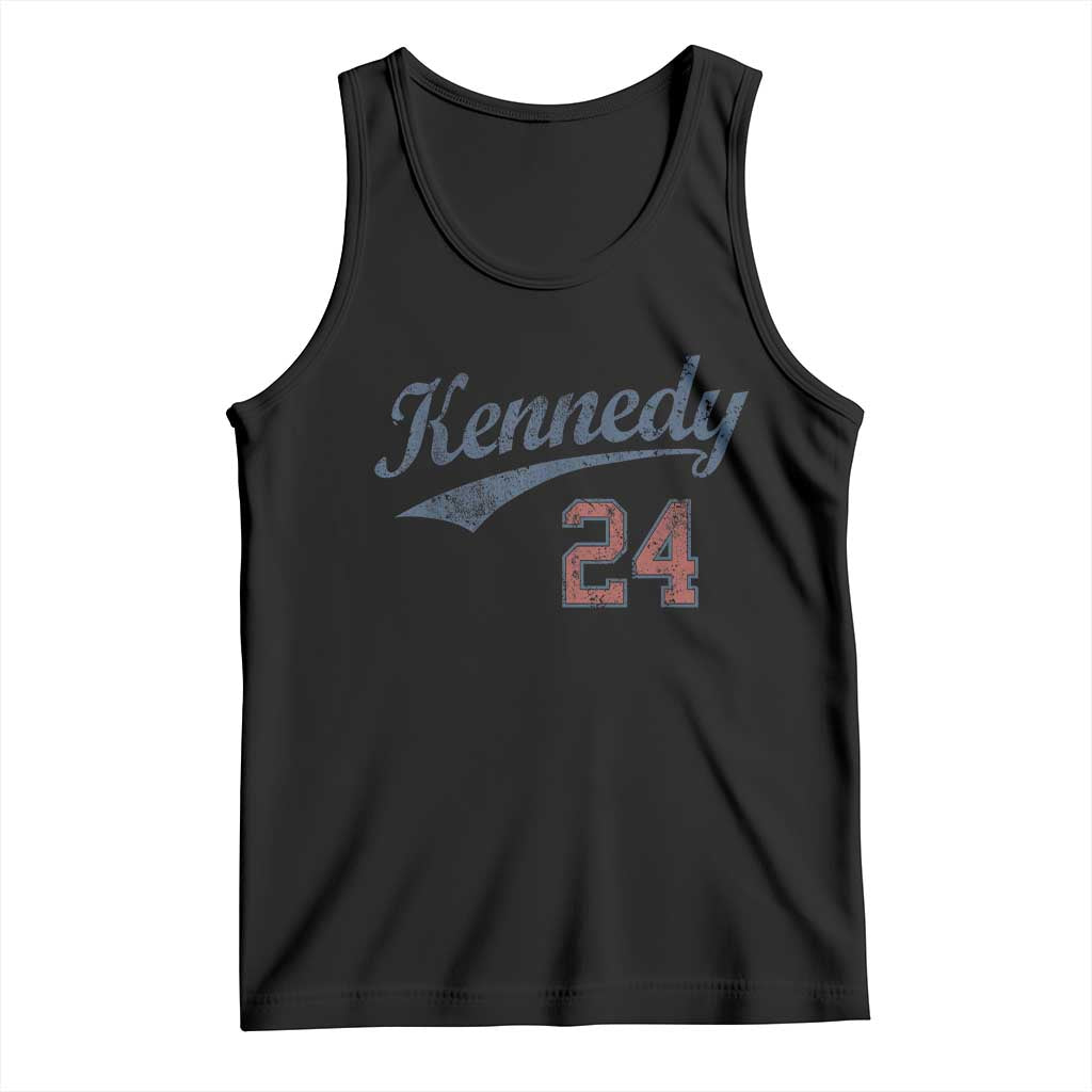 RFK Jr Kennedy 2024 Tank Top Team Kennedy 24 Vintage TS02 Black Print Your Wear