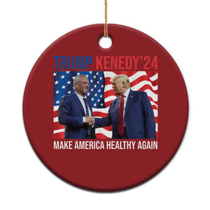 Donny Bobby 2024 Christmas Ornament Robert Kennedy Jr RFK and Trump Unity TS02 Print Your Wear