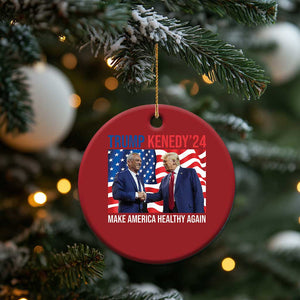 Donny Bobby 2024 Christmas Ornament Robert Kennedy Jr RFK and Trump Unity TS02 Print Your Wear