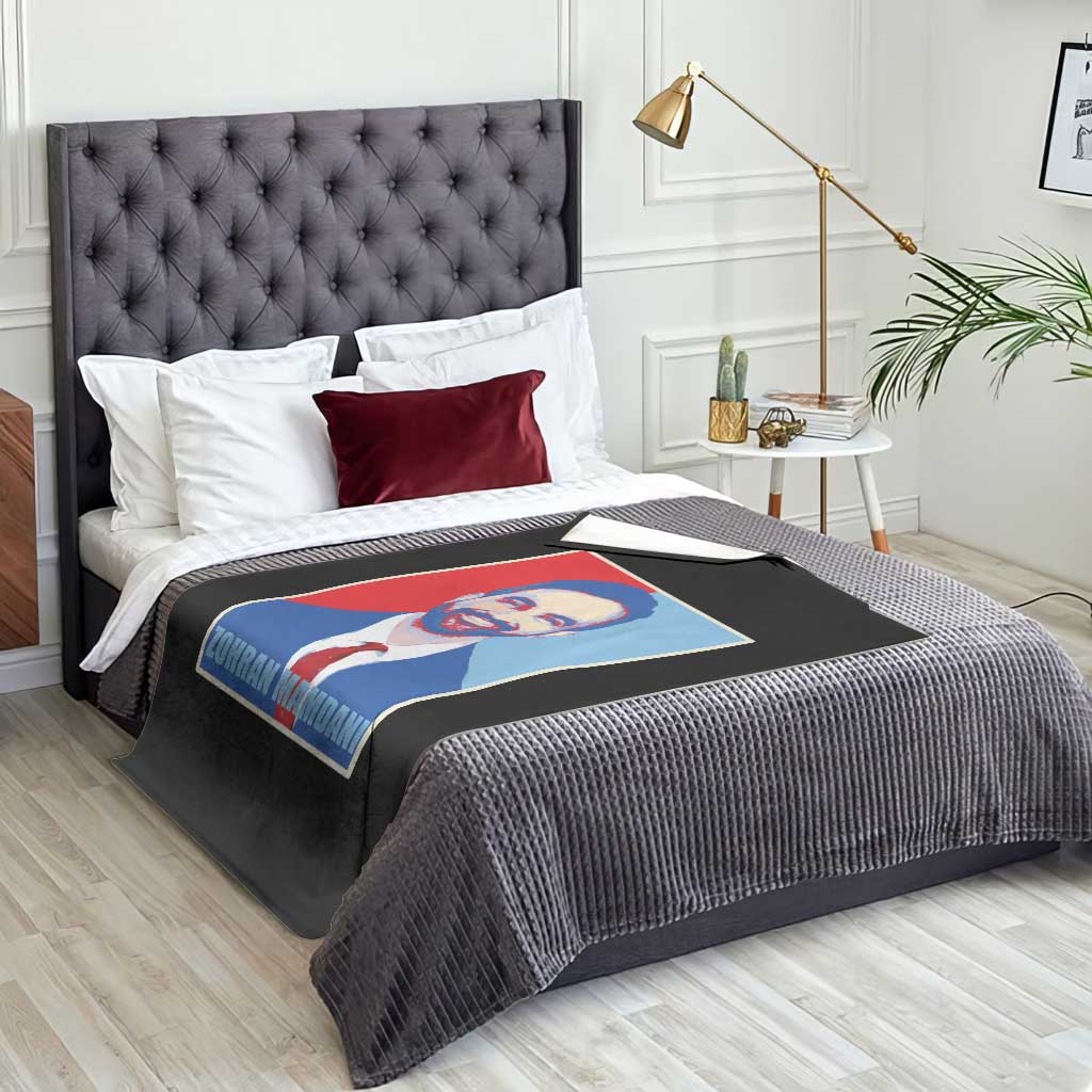 Zohran Madamni Throw Blanket for New York Mayor TS02 Print Your Wear