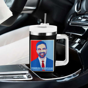 Zohran Madamni Tumbler With Handle for New York Mayor TS02 Print Your Wear