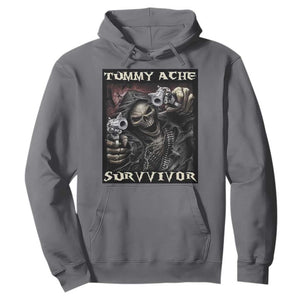 Skeleton Meme Hoodie Tummy Ache Survivor Funny Cool Edgy Hard Cringe TS02 Charcoal Print Your Wear