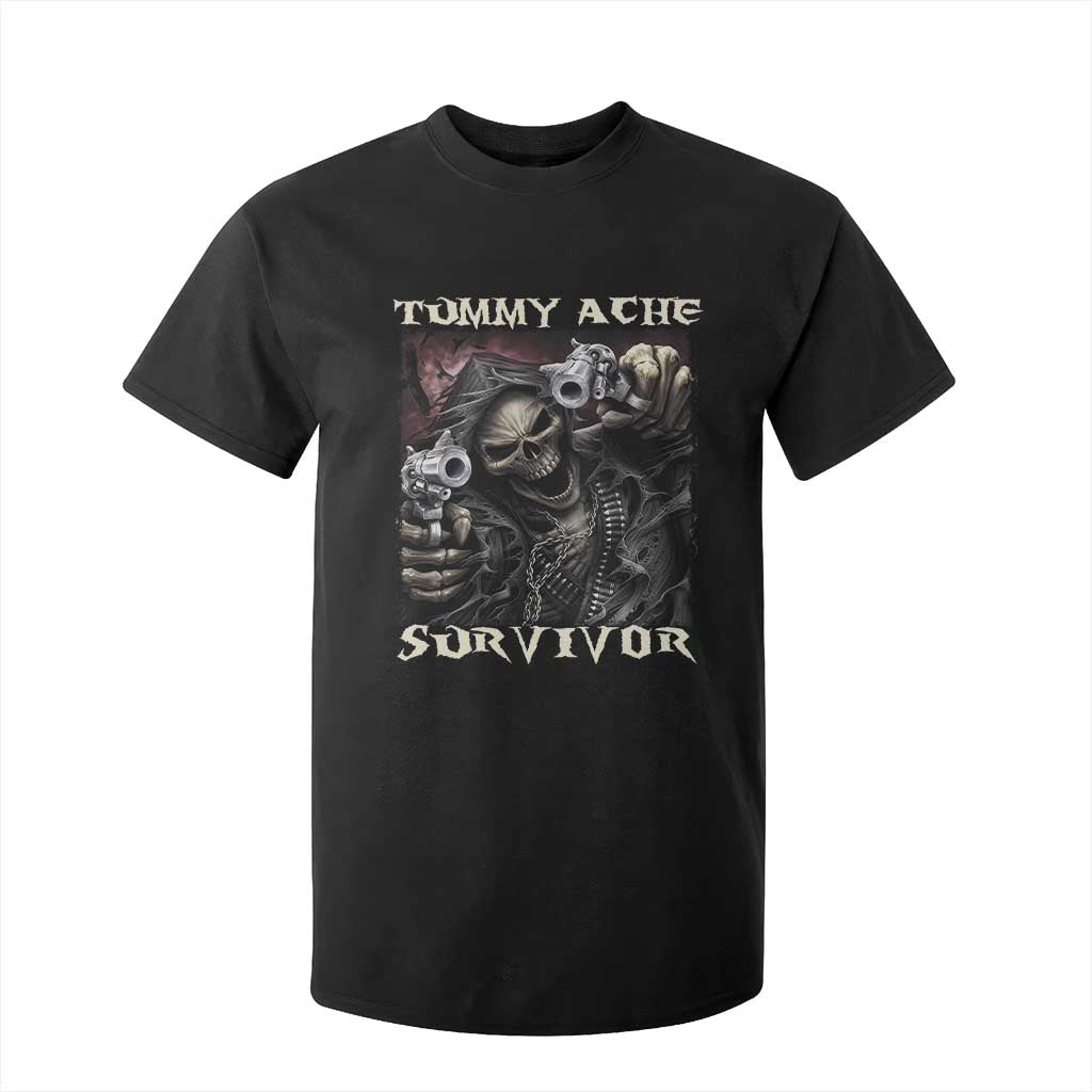 Skeleton Meme T Shirt For Kid Tummy Ache Survivor Funny Cool Edgy Hard Cringe TS02 Black Print Your Wear