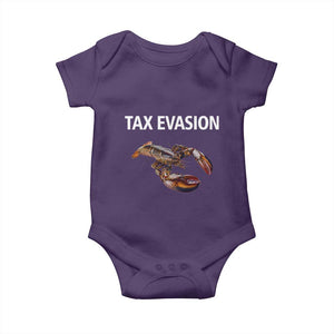 Funny Tax Evasion Lobster Baby Onesie Sarcasm Oddly Specific Meme TS02 Purple Print Your Wear