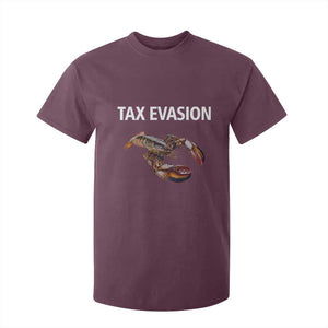 Funny Tax Evasion Lobster T Shirt For Kid Sarcasm Oddly Specific Meme TS02 Maroon Print Your Wear