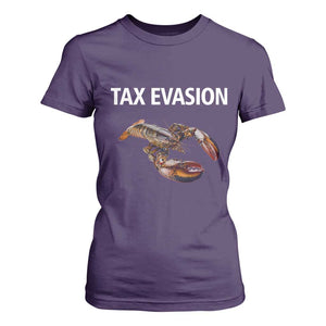 Funny Tax Evasion Lobster T Shirt For Women Sarcasm Oddly Specific Meme TS02 Purple Print Your Wear