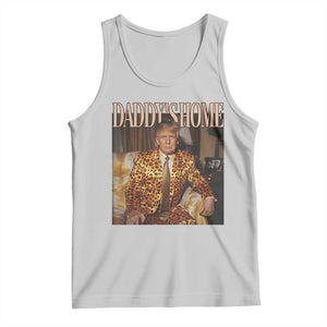 Trump Won 2024 Tank Top Daddy's Home Leopard Funny Gangster TS02 Ash Print Your Wear