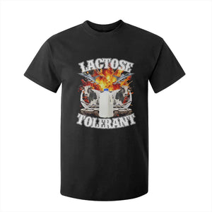 Funny Lactose Tolerant T Shirt For Kid Retro Pro-Dairy Ironic Cringe Meme TS02 Black Print Your Wear