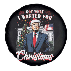 Christmas Trump Spare Tire Cover Got What I Wanted Fot Xmas 2024 President American Flag TS02 Print Your Wear