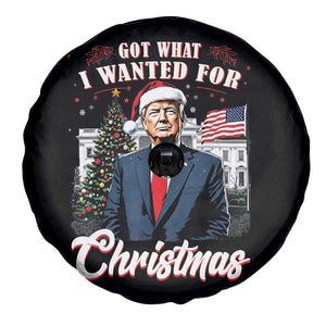 Christmas Trump Spare Tire Cover Got What I Wanted Fot Xmas 2024 President American Flag TS02 Print Your Wear