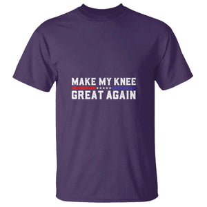 Funny Broken Knee Surgery T Shirt Make My Knee Great Again Recovery TS02 Purple Print Your Wear