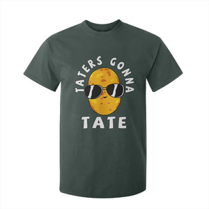 Funny Tater Tot T Shirt For Kid Taters Gonna Tate Tots Meme Potato Made Foodie Lover TS02 Dark Forest Green Print Your Wear