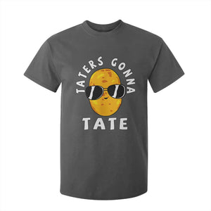 Funny Tater Tot T Shirt For Kid Taters Gonna Tate Tots Meme Potato Made Foodie Lover TS02 Dark Heather Print Your Wear