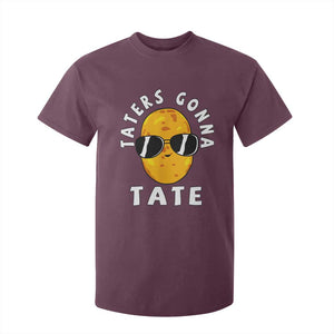 Funny Tater Tot T Shirt For Kid Taters Gonna Tate Tots Meme Potato Made Foodie Lover TS02 Maroon Print Your Wear