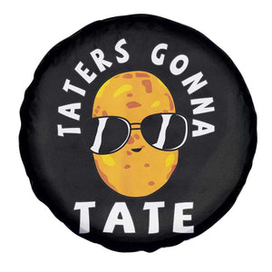 Funny Tater Tot Spare Tire Cover Taters Gonna Tate Tots Meme Potato Made Foodie Lover TS02 Print Your Wear