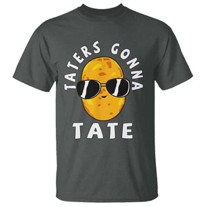 Funny Tater Tot T Shirt Taters Gonna Tate Tots Meme Potato Made Foodie Lover TS02 Dark Heather Print Your Wear