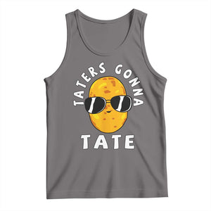 Funny Tater Tot Tank Top Taters Gonna Tate Tots Meme Potato Made Foodie Lover TS02 Deep Heather Print Your Wear