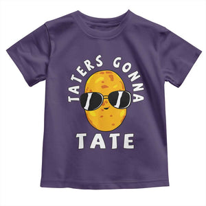 Funny Tater Tot Toddler T Shirt Taters Gonna Tate Tots Meme Potato Made Foodie Lover TS02 Purple Print Your Wear