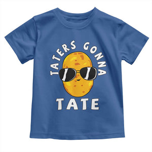 Funny Tater Tot Toddler T Shirt Taters Gonna Tate Tots Meme Potato Made Foodie Lover TS02 Royal Blue Print Your Wear