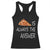 Funny Pizza Lover Racerback Tank Top Pizza is Always the Answer Fast Food Addicted TS02 Black Print Your Wear