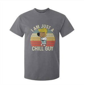 I Am Just A Chill Guy Trump T Shirt For Kid Funny My New President Character TS02 Charcoal Print Your Wear