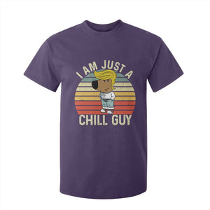 I Am Just A Chill Guy Trump T Shirt For Kid Funny My New President Character TS02 Purple Print Your Wear