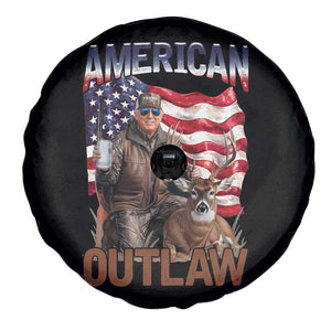 Trump Deer Hunting Spare Tire Cover Retro Hunter Beer Drinking American Flag TS02 Print Your Wear