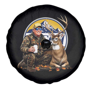 Trump Deer Hunting Spare Tire Cover Hunter Beer Drinking Retro Vintage TS02 Print Your Wear