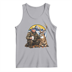 Trump Deer Hunting Tank Top Hunter Beer Drinking Retro Vintage TS02 Athletic Heather Print Your Wear