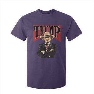 Trump Cowboy T Shirt For Kid Western Daddy Take America Back Retro TS02 Purple Print Your Wear