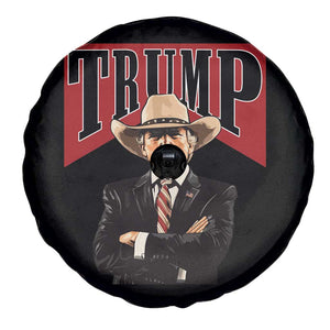 Trump Cowboy Spare Tire Cover Western Daddy Take America Back Retro TS02 Print Your Wear