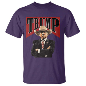 Trump Cowboy T Shirt Western Daddy Take America Back Retro TS02 Purple Print Your Wear