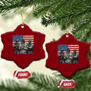 Captured Dictator Maduro Ceramic Ornament Special Forces Justice Operation American Flag TS02 Print Your Wear