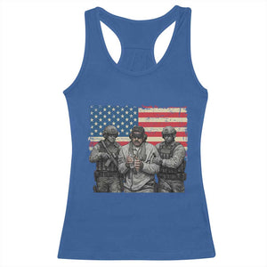 Captured Dictator Maduro Racerback Tank Top Special Forces Justice Operation American Flag TS02 Royal Blue Print Your Wear