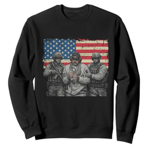 Captured Dictator Maduro Sweatshirt Special Forces Justice Operation American Flag TS02 Black Print Your Wear