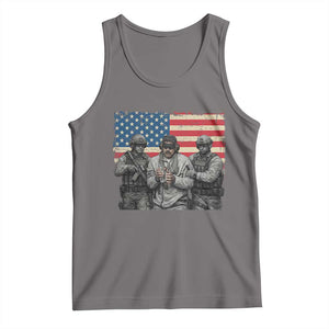 Captured Dictator Maduro Tank Top Special Forces Justice Operation American Flag TS02 Deep Heather Print Your Wear