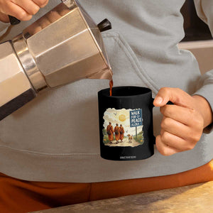 Walk For Peace Aloka the Dog and Monks Coffee Mug TS02 Print Your Wear