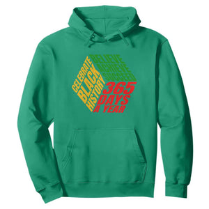 Black History Month Hoodie Believe Achieve Succeed Proud African American TS02 Irish Green Printyourwear