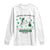 St Patrick's Day Lucky L&D Nurse Long Sleeve Shirt Labor And Delivery Shamrock TS02 White Print Your Wear