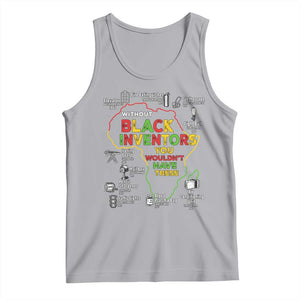 Proud Black Inventors Tank Top Black History Month African American Pride TS02 Athletic Heather Print Your Wear