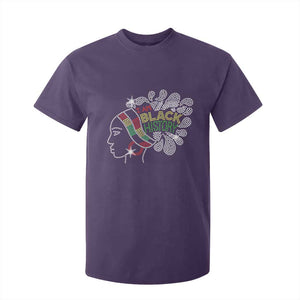I Am Black History T Shirt For Kid Black Girl Sparkling Bling TS02 Purple Print Your Wear