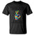 Autism Awareness T Shirt It's Ok To Be Different Acceptance Spectrum Puzzle Piece TS02 Black Printyourwear