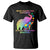 Autism Awareness Elephant T Shirt What Make You Different Makes You Beautiful Spectrum Puzzle Piece Baby TS02 Black Printyourwear