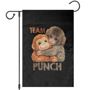 Team Punch Viral Baby Monkey Garden Flag Cute Monkey Hugging Plush Toy Internet Trend Gift TS02 Black Print Your Wear