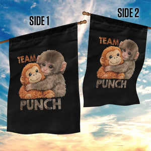 Team Punch Viral Baby Monkey Garden Flag Cute Monkey Hugging Plush Toy Internet Trend Gift TS02 Print Your Wear