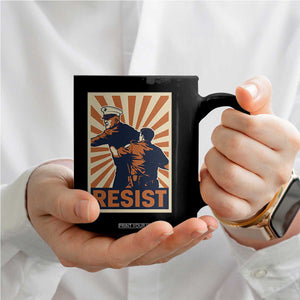 Resist Marine Veteran Political Protest Coffee Mug America First Anti War TS02 Print Your Wear